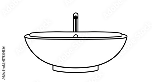 wash basin icon, basin silhouette, sink icon, wash sink vector, bathroom sink icon, washbasin outline, basin symbol, plumbing icon, sanitary icon, bathroom fixture icon, handwashing basin, faucet and 