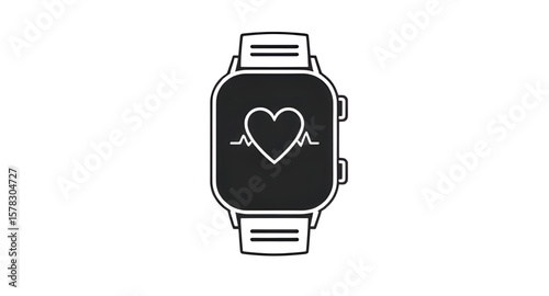 smartwatch icon, smart watch, watch icon, digital watch icon, wearable device icon, tech gadget icon, smartwatch symbol, wearable tech, wristwatch icon, fitness watch icon, smartwatch outline, smartwa