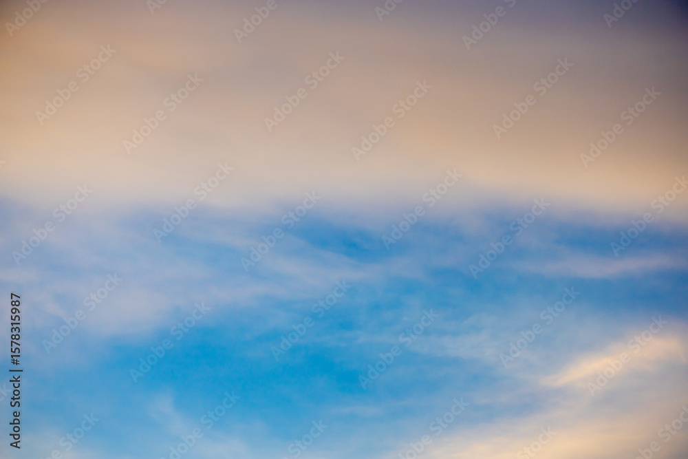 Fototapeta premium Twilight atmostphere of sky background