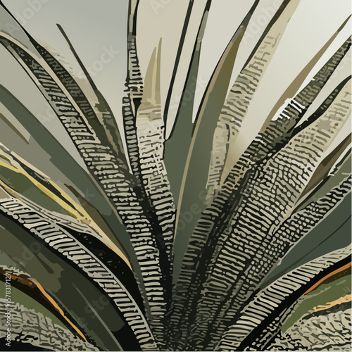 global textile jungle burst a fusion of woven patterns ikat tartan and lace beneath lush jungle foliage