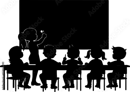 people in classroom, silhouette, people, vector, woman, illustration, business, couple, chair, table, men, restaurant, businessman, cafe, person, dinner, design, love, coffee, drink