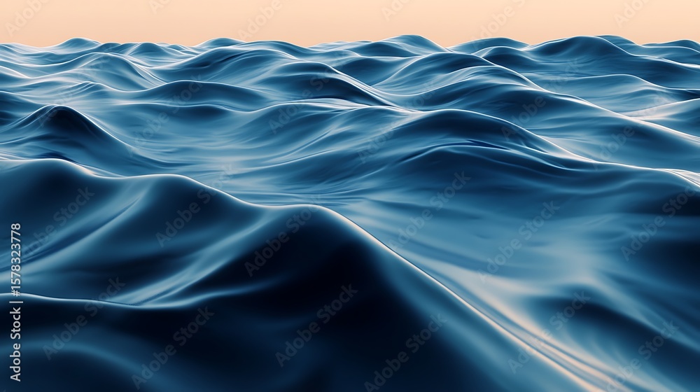 Obraz premium Abstract rippled water