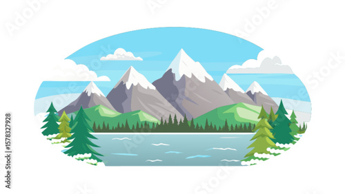 Taj mahal india landmark tourism travel architecture monument swan lotus pond tree leaves drawing vector art