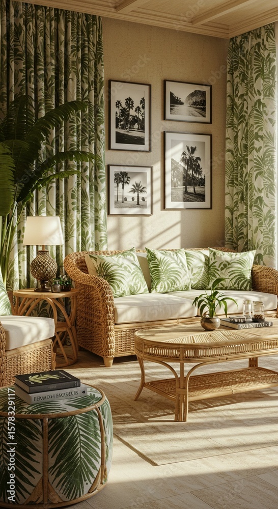 custom made wallpaper toronto digitalTropical living room decor