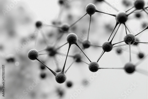 Molecular Network in Monochrome