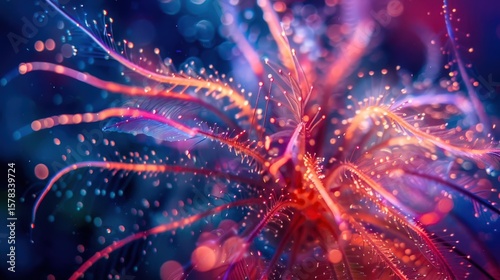macro photography of firework sparks against night sky .