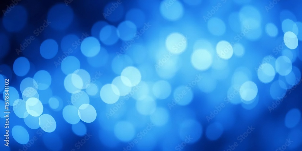 Obraz premium Abstract swirls of blue bokeh, creating a dreamy, ethereal backdrop, space, dreamy