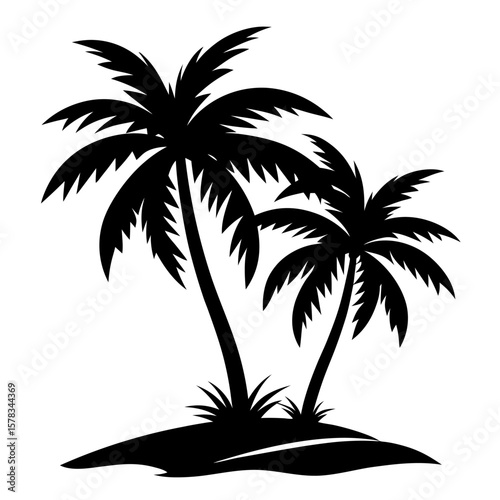 palm tree silhouette