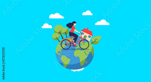 Sustainable Living Eco-Friendly Cycling Around the World