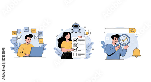Task Management Illustrations Workflow Automation  Search
