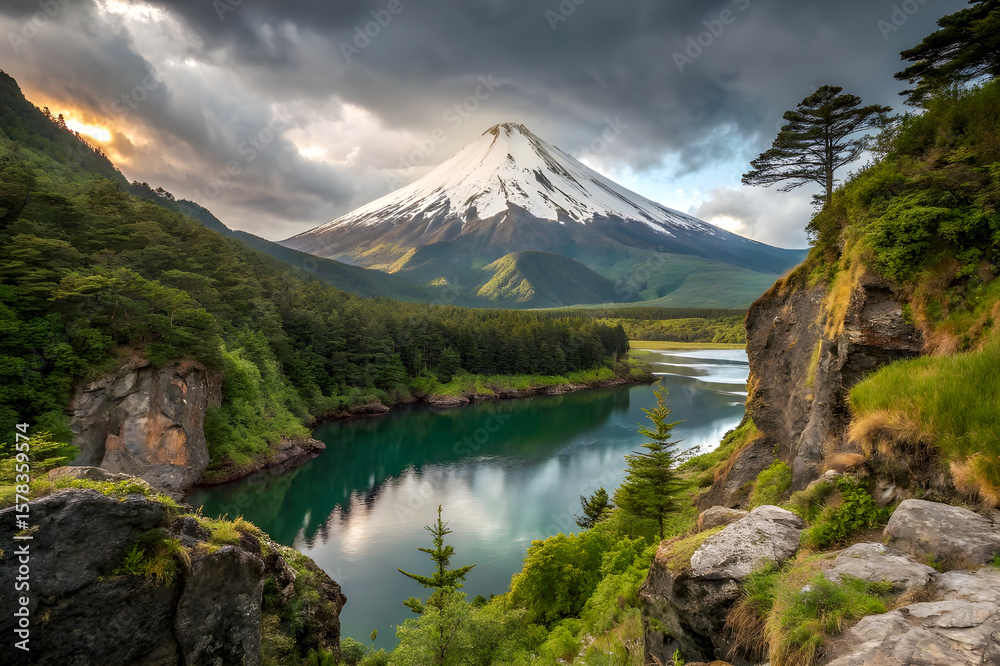 Obraz premium mount hood oregon