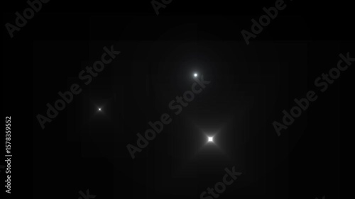  photography Camera flash on black background Alpha Matte. Glowing Photo camera flashes on the stadium Seamless Loop Chroma Key (HD/4K), Flashing lens flares, Seamless looping.