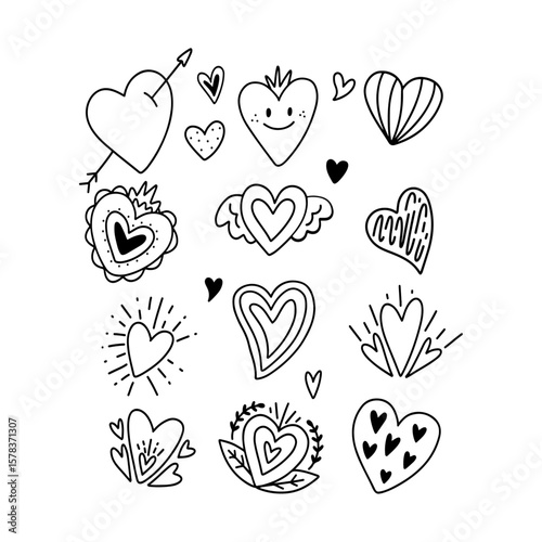 heart drawing illustration