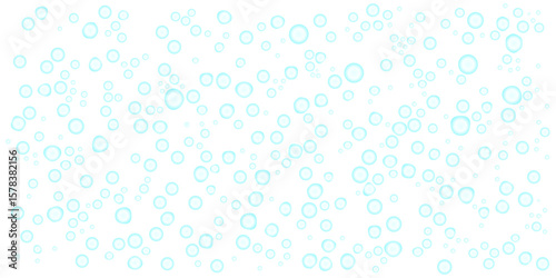 炭酸の気泡が浮かぶ抽象背景イラスト