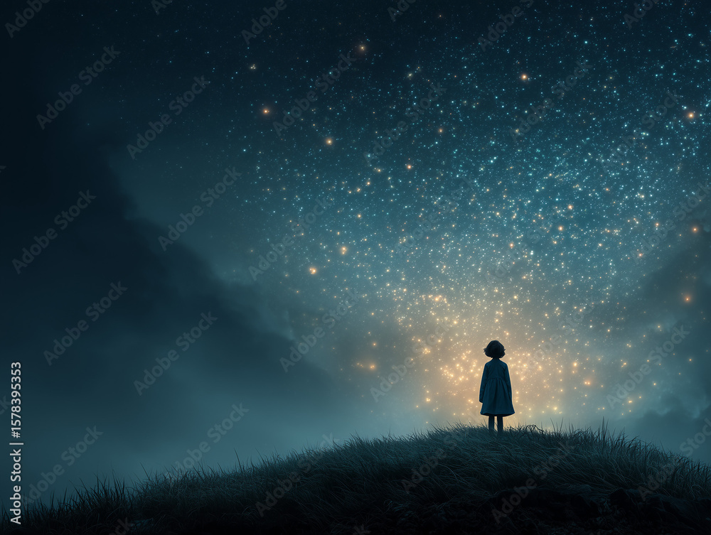Fototapeta premium Child of the Stars
