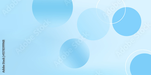 Abstract geometric background gradient soft light blue bokeh for Graphic Business background hitech technology digital design illustration web template background backdrop desktop wallpaper bubbles
