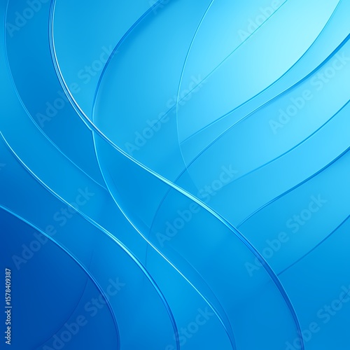 푸른 물결 추상 배경 디자인