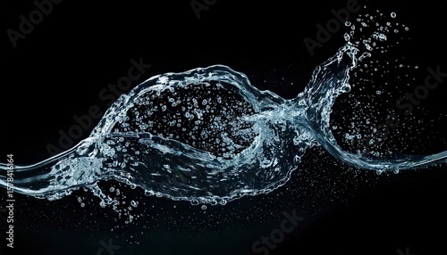 a transparent water waves fluids splashing random swirls waves flow