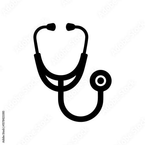 Vector Stethoscope Icon related to medical isolated on white svg