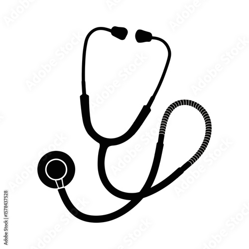 Vector Stethoscope Icon related to medical isolated on white