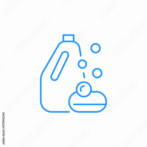 dish soap icon sign vector