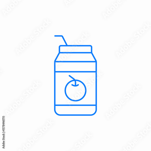 soda can icon sign vector