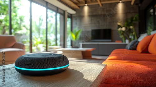 AI-powered voice assistant controlling smart devices