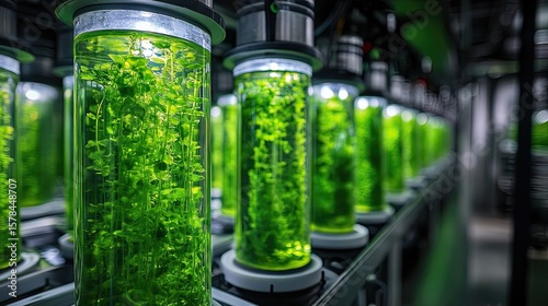 Algae bioreactors producing clean fuel