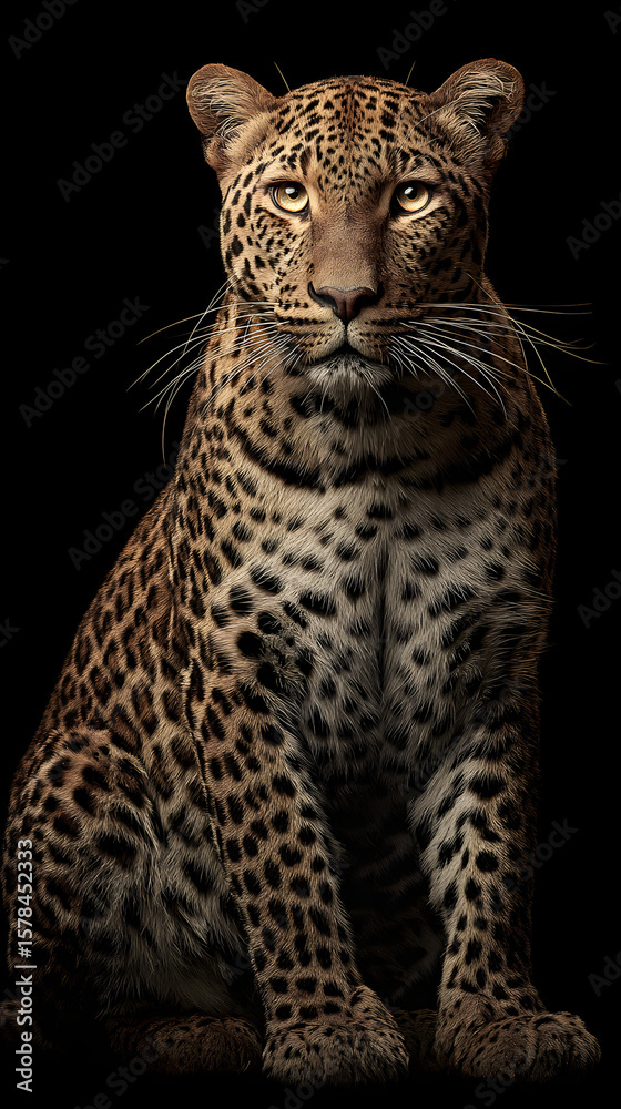 Obraz premium leopard, cat, animal, wildlife, jaguar, wild, predator, mammal, feline, nature, zoo, spots, big cat, carnivore, panthera pardus, spotted, fur, safari, hunter, dangerous, big, amur, white, jungle, anim