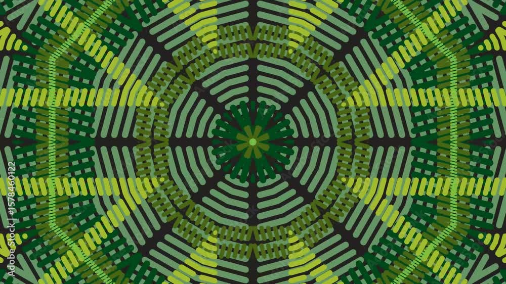 Flowing abstract kaleidoscope, ideal for immersive content.