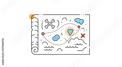 Unfolding the adventure discover the hidden treasure through the ancient map and its secrets