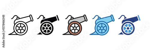 Cannon  Icon Element For Design