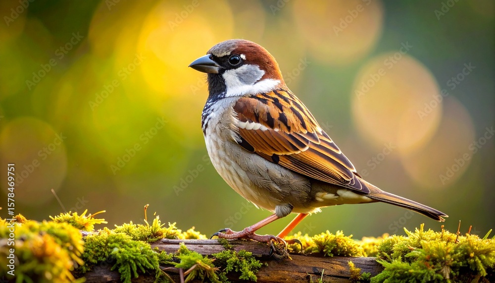 Naklejka premium house sparrow