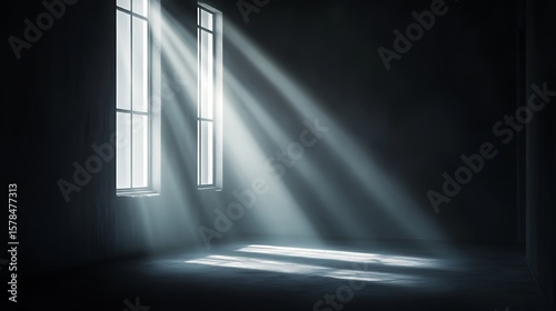 Sunlight streaming through windows