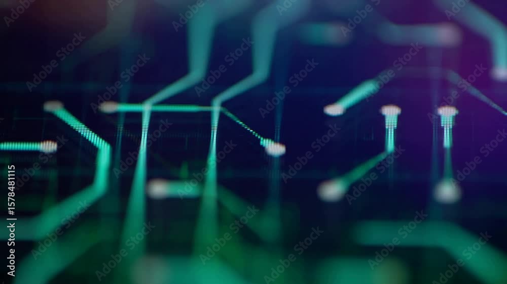 sci fi digital integrated circuit effects