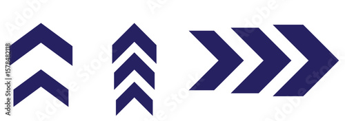 dynamic moving arrow symbol. speed arrow icon. road lines arrow sign. directional arrow sign. black moving arrow. right swipe arrow for animation. vector illustration on transparent background