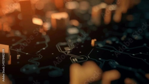 sci fi virtual cities and virtual integrated circuits