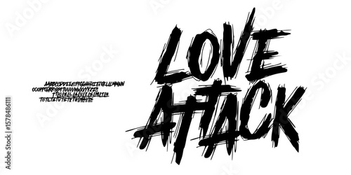 Distressed Grunge Font. Horror Comic Font. Cartoon Graffiti Playful Font. Display Font. Creative Hand Drawn Alphabet. Street Art Fashion Designs Typography modern vector illustration
