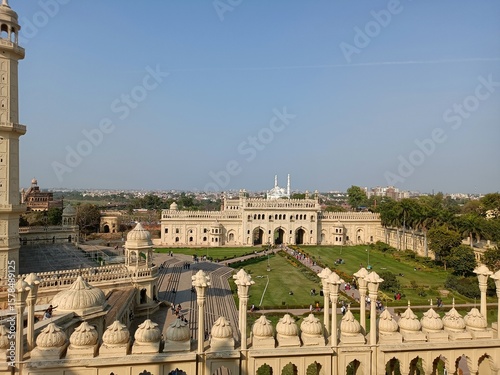 Majestic Bara Imambara Complex with Grand Architecture and Gardens
