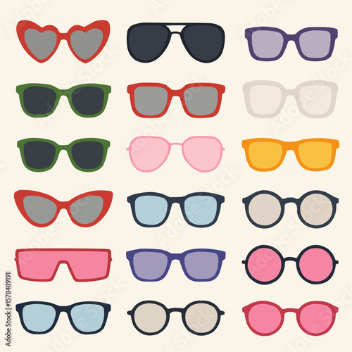 sunglasses seamless pattern