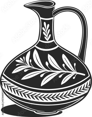 vector illustration of a vase