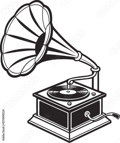 old vinyl record