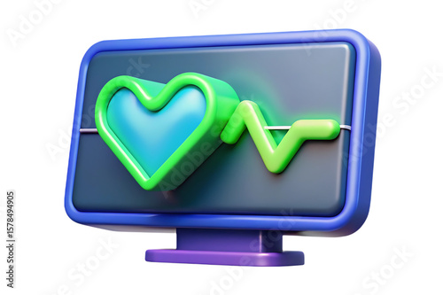 heart and heartbeat symbol