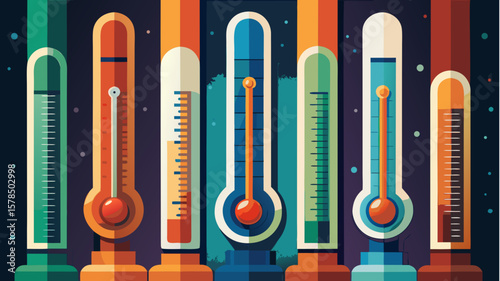 thermometer vector illustration