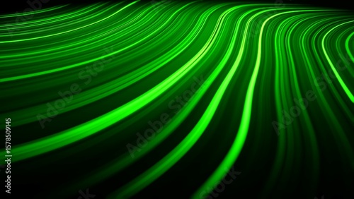 Weave lines. Abstract background. 3d render. Network connection structure.