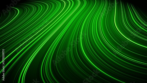 Weave lines. Abstract background. 3d render. Network connection structure.