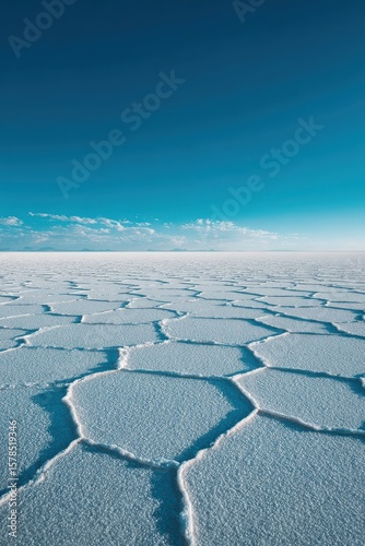 Salar de Uyuni Salt Flats Texture.