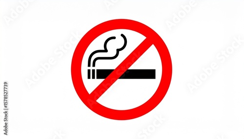 Free Download A stylized cigarette crossed by a bold red prohibition symbol—visually declaring boundaries of habit, health, and collective space through crisp iconography. - GFXLoad