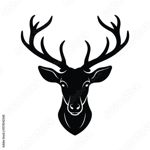 deer head vector illustration 