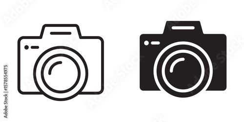 Camera icon set. photo camera icon. camera photography icon. Vector Camera Icons . eps 10